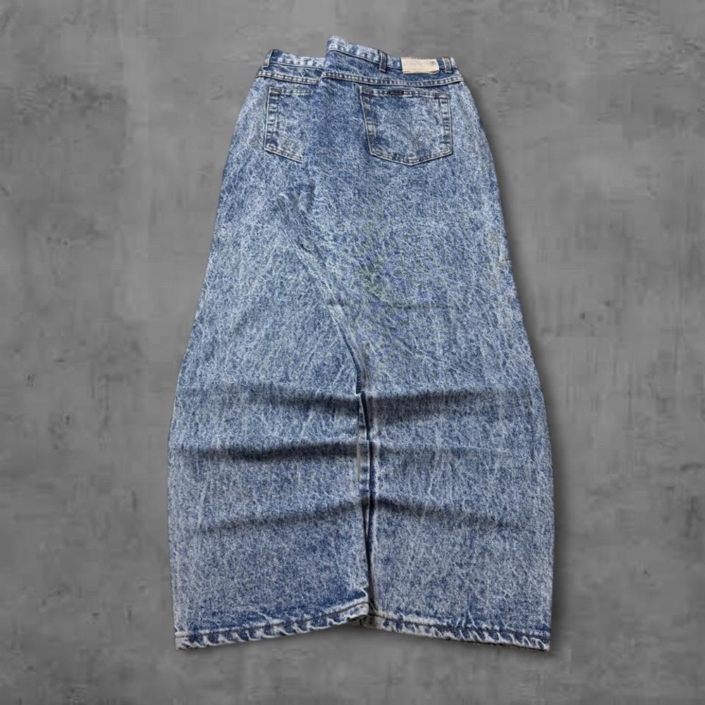 Y2K Vintage 90s Relaxed H.I.S Acid Wash High Waist Straight Leg Denim Jeans